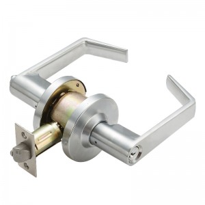 7205 Grád 2 Dualgas Tráchtála Oifig Dualgais Tráchtála Doras Lockset Lever Keyed, Críochnú Chrome Satin